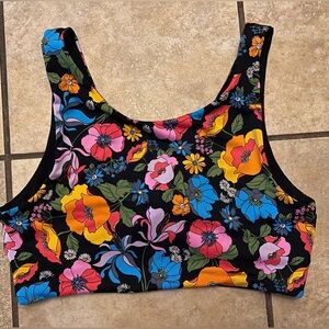 Reversible high neck bikini top